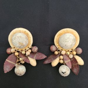 Vintage Clip On Earrings, Ikarami